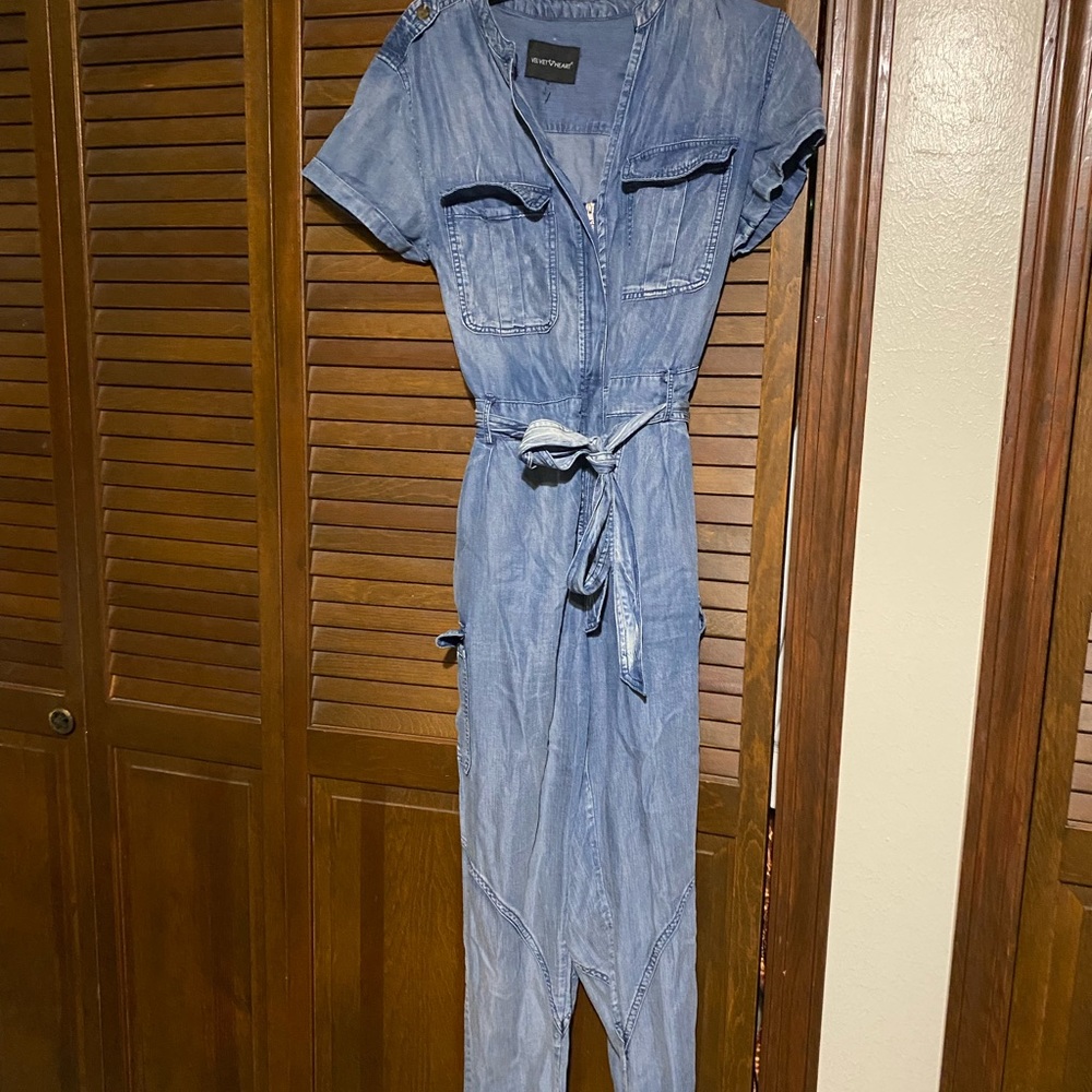 Denim jumpsuit never worn size medium